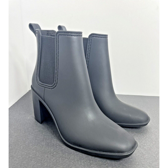Jeffrey Campbell Shoes - Jeffrey Campbell Women's Cloudy Hydra Black Matte Rain Boots Size 8